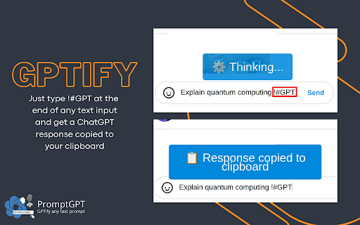 PromptGPT - Speak/Listen/GPTify