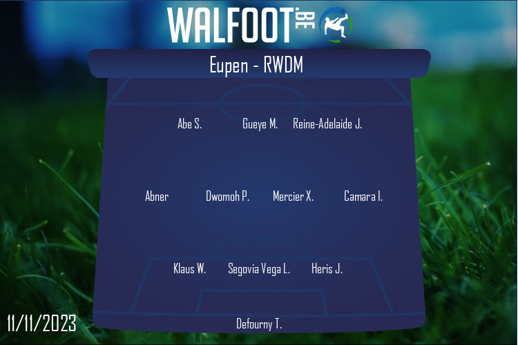 Composition RWDM | Eupen - RWDM (11/11/2023)