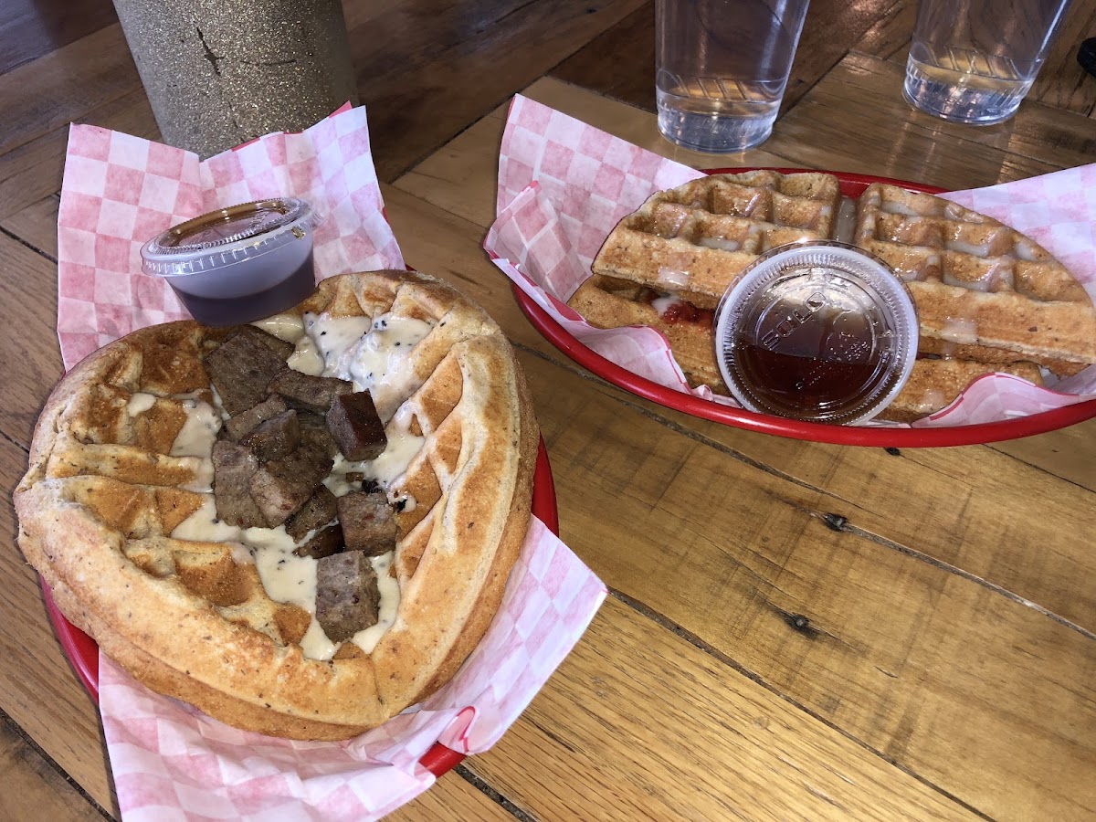 Gluten-Free Waffles at Bedrock Eats and Sweets