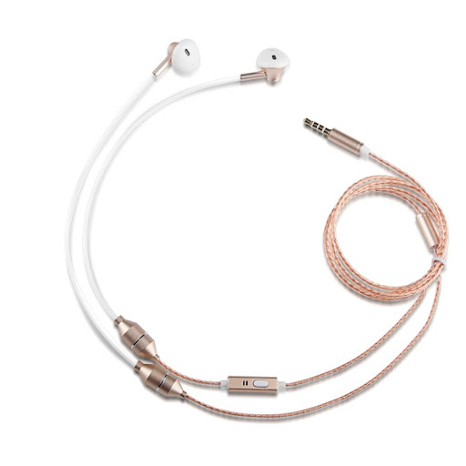 Title 5, Wired earbuds with microphone, radiation-proof,...