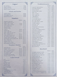 New Sangeeta Hotel menu 2