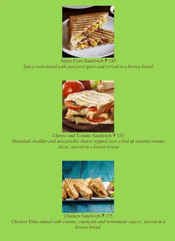 Burgers & More menu 