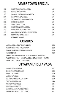 The Dosa Bazzar - 111 Kinds Of Dosa's menu 5