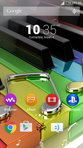 For Xperia Theme Piano