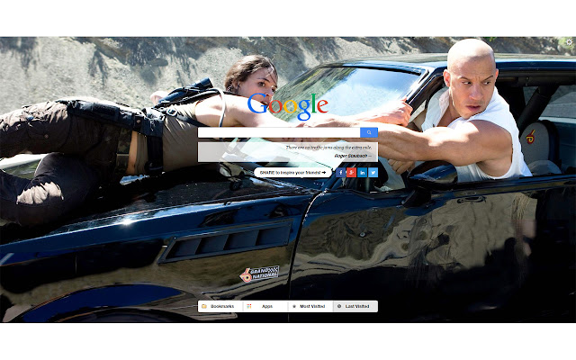 Vin Diesel New Tab chrome extension