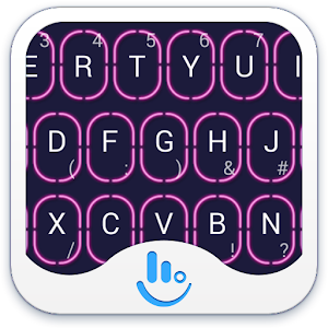 Download Miss Neon Keyboard Theme For PC Windows and Mac