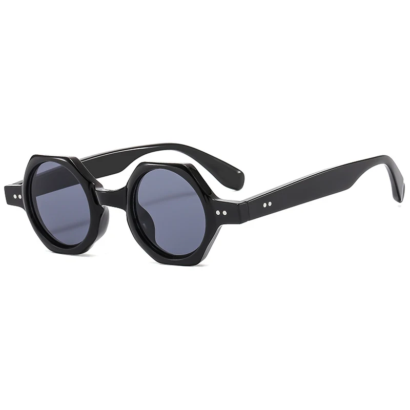Gafas de sol personalizadas con montura redonda de polígono – Diseño único, protección UV, estilo a medida para ti.