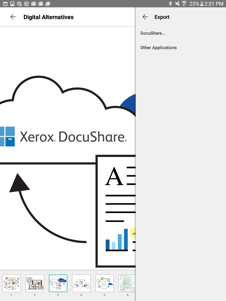 Xerox Digital Alternatives Screen 3