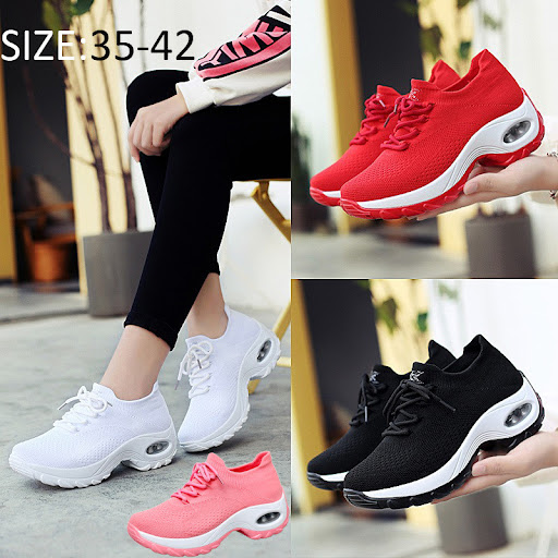 Title 2, Ladies Sneakers Fashion All-match Fly Woven Cas...