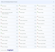 Himalaya Biryani House menu 1