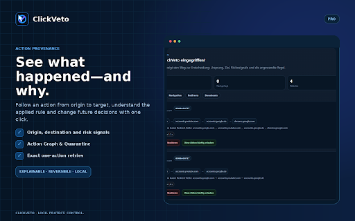 ClickVeto screenshot 3