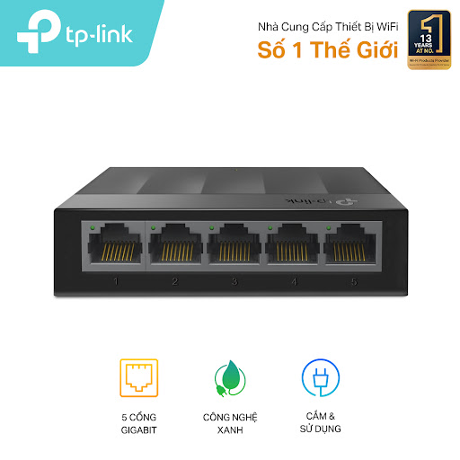 Thiết bị mạng/Switch TP-Link LS1005G 5-Port 10/100/1000Mbps