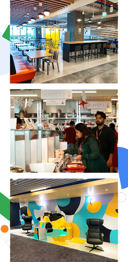 Interior pictures of the India GOC offices.
