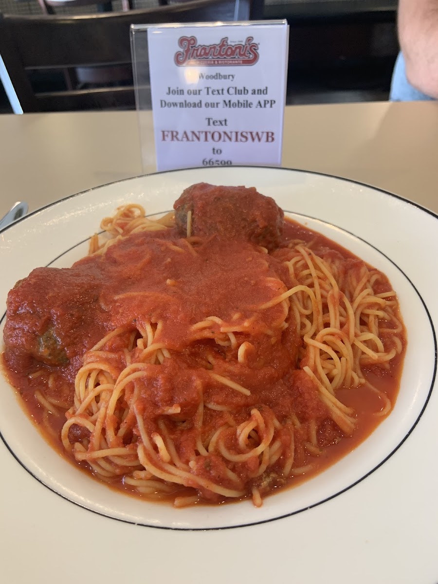 Gluten-Free Pasta at Frantoni's