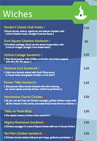 Being Truckers menu 3