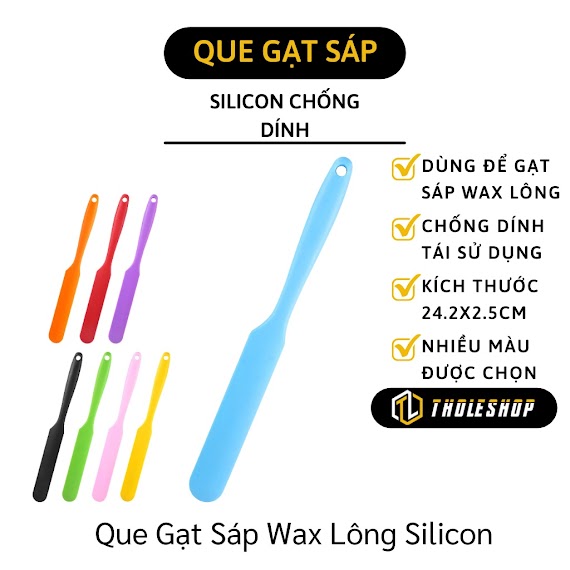 Que Silicon Gạt Sáp Waxing Chống Dính Tái Sử Dụng Nhiều Lần - Que Quét Sáp Wax Lông 1035