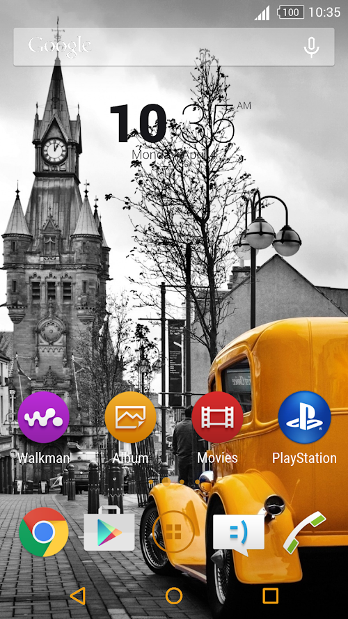 Android application OStyle Xperia Theme screenshort