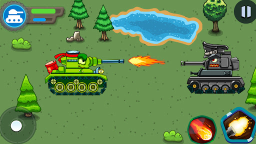 Screenshot Tank battle: Tanks War 2D