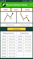 Fibonacci Retrace Calculator Screenshot