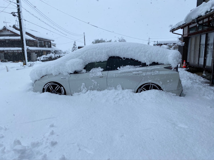 プリウスのプリウス50・プリウス・初雪・ナビ・カーオーディオに関するカスタム事例の投稿画像1枚目