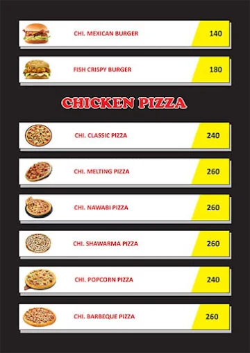 Albrost Fast Food menu 