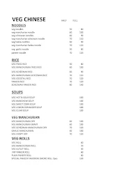 The Noodles And Roll House menu 1