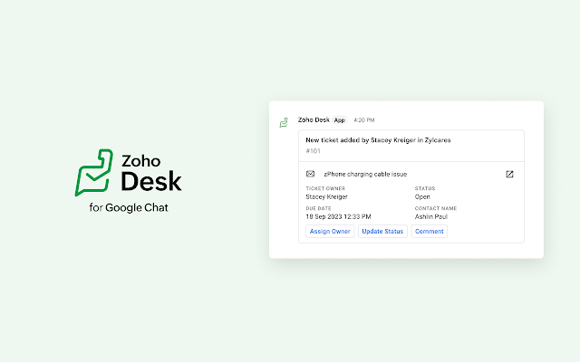Zoho Desk for Chat screenshot 1