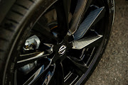 The wheels aren’t just black; they have a crinkled surface that increases the dazzle on the move.
Picture: SUPPLIED