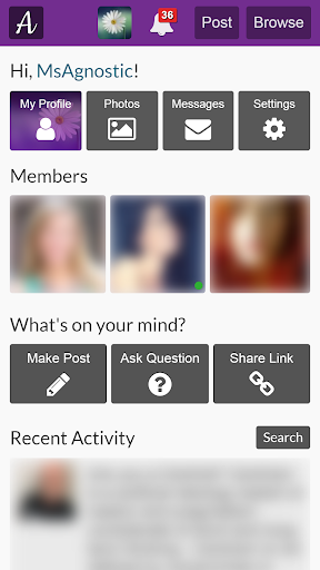 Agnostic.com - Largest community of non-believers - v1.05