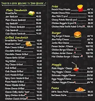 Cafe Zillion menu 2