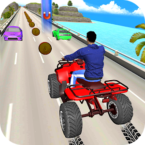 ATV Quad Bike Highway Drive  Icon