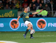 Curwin Bosch of South Africa during the Rugby Championship match between South Africa and Argentina at Nelson Mandela Bay Stadium on August 19, 2017 in Port Elizabeth, South Africa. 