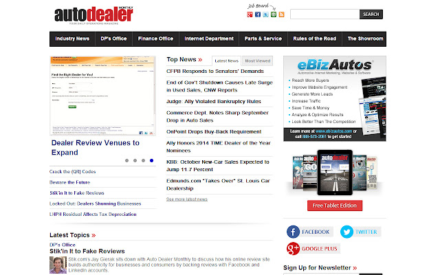 Auto Dealer Monthly Magazine chrome extension