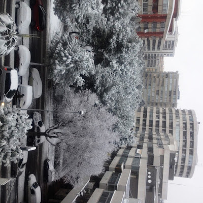 Bari, nevicata di fine anno di streganunzia