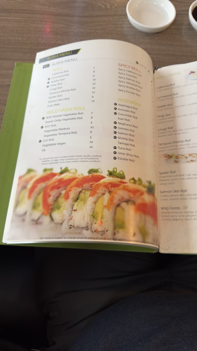 Gluten-Free at Wild Wasabi