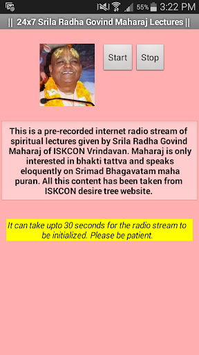 Radha Govind Maharaj Lectures