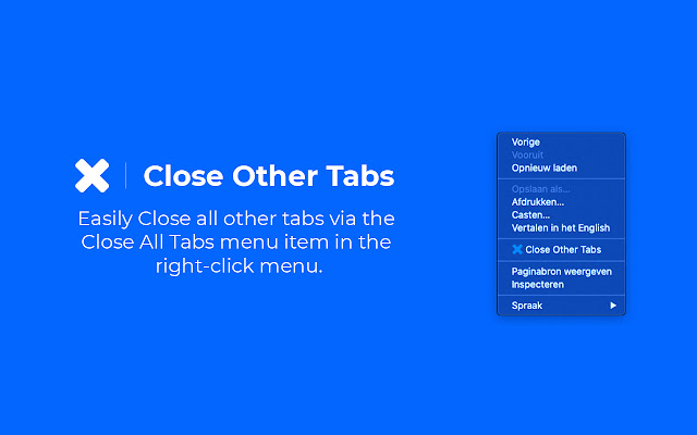 Close Other Tabs chrome extension