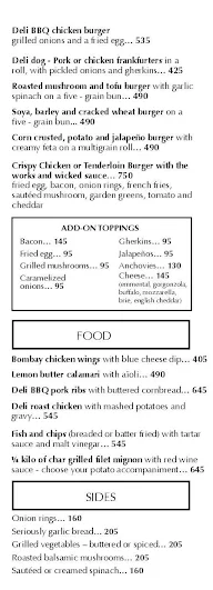 Indigo Delicatessen menu 4