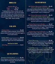 Istah - Shawarmas & Biryani menu 1