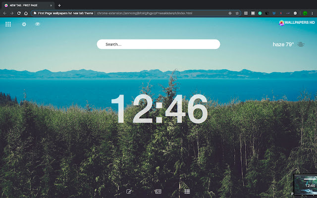 First Page wallpapers hd new tab theme chrome extension