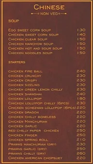 Talhas Express menu 1