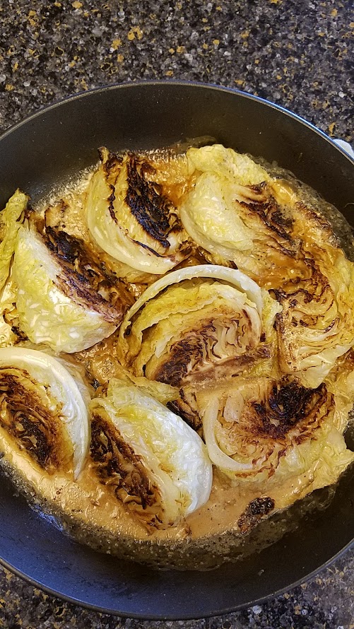 Creamed Cabbage Recipe may not be very photogenic but is delicious