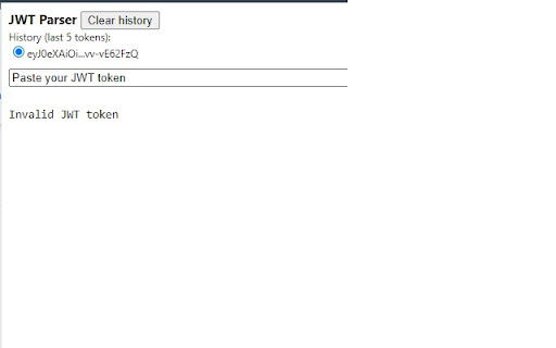 JWT Parser screenshot 1