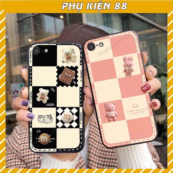 Ốp Lưng Oppo A71 / A83 Hình Gấu 3D, Kẹo Dễ Thương Cute