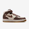 air force 1 mid '07 lx pale ivory/gum medium brown/kakao wow