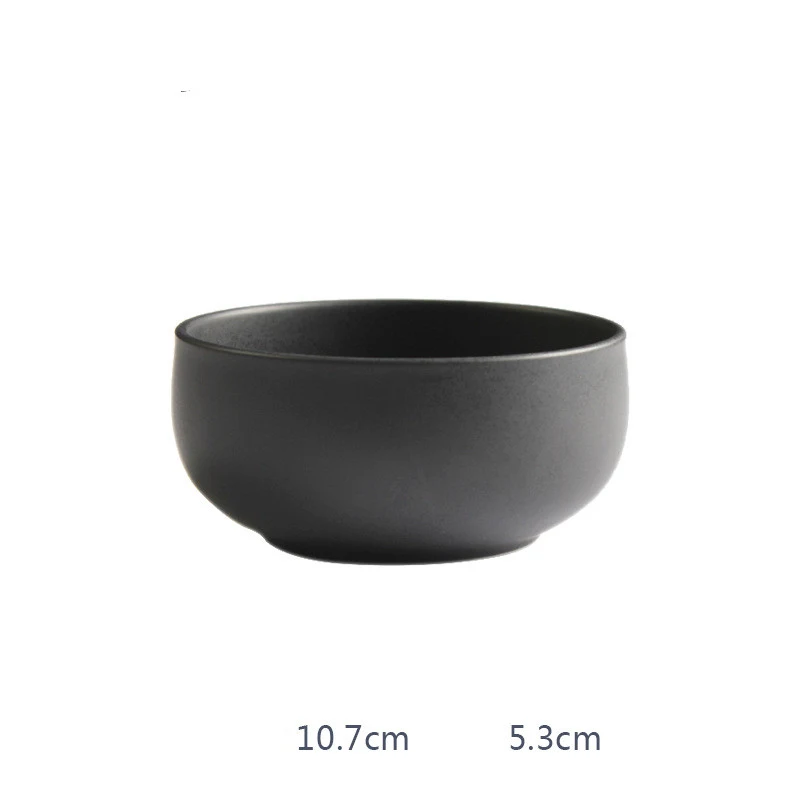 Ceramic Rice Household Tableware Bowl Serve rice in style and durability. Perfect for daily meals. Ideal for rice, cerea