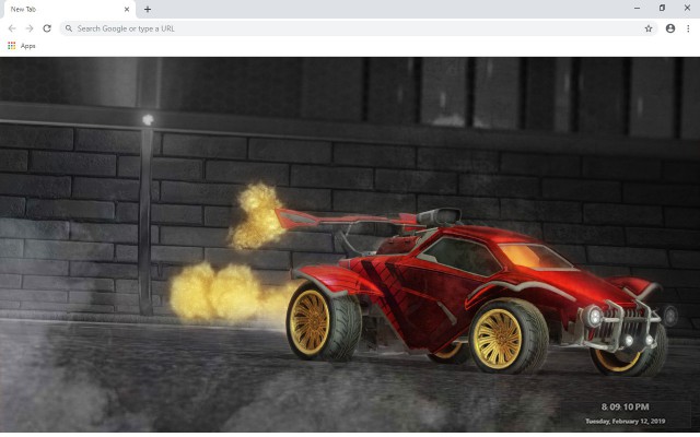 Rocket League New Tab & Wallpapers Collection