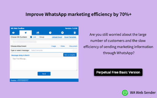 Easy Sender for WhatsApp Web