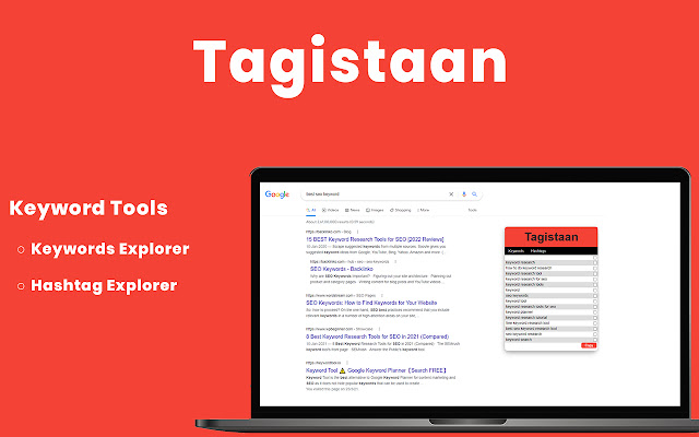 Tagistaan chrome extension