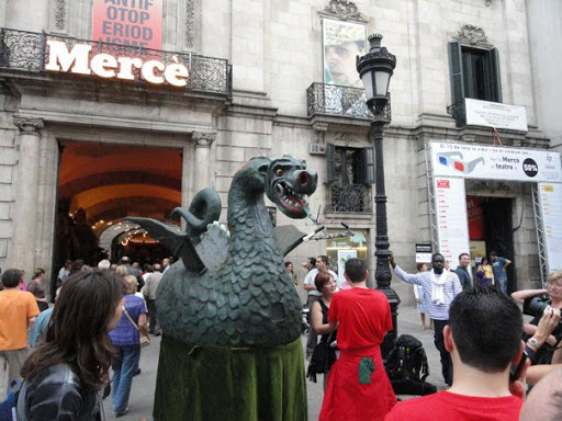 Correfoc The Fire Run Barcelona Spain 2010